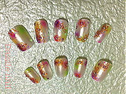 カラフルな和テイストブライダルチップ