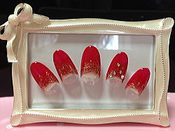 2013年8月の推しネイル逆フレンチ