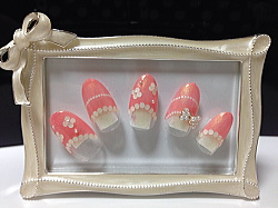 2013年11月の推しネイル逆フレンチ