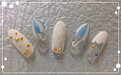 2014年6月の推しネイル 梅雨の雨もたのしんじゃおっ☆ネイル