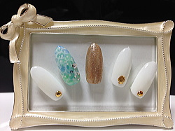 2014年8月の推しネイル 梅雨が明けて一気に夏らしい毎日にぴったりなサマーネイル