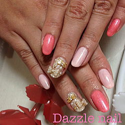 濃いめピンクと薄いピンク