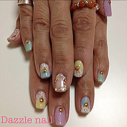 赤の変形フレンチ