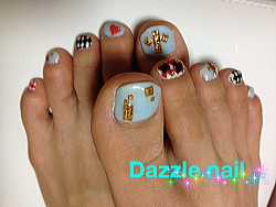 夏にぴったりな白のフットジェル