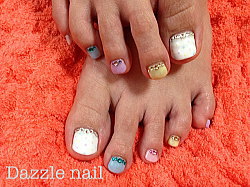 パステルドットフットジェル