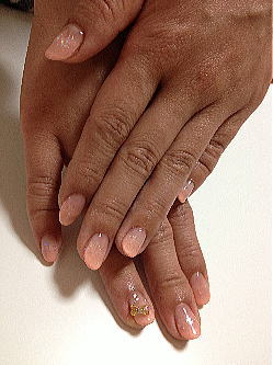 優しいオレンジのグラデーション 