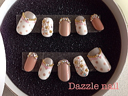 結婚式、およばれネイルチップ