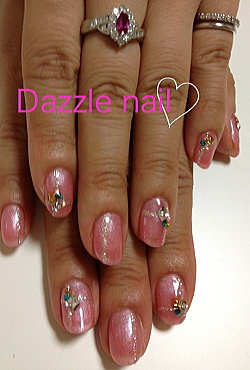 キラキラパールピンクジェル