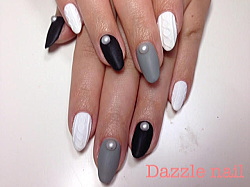 モノトーンジェルネイル