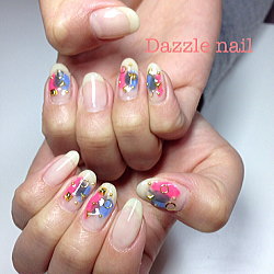 アートなジェルネイル