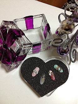 クリスマスネイルチップ