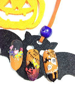 ハロウィンネイルチップイメージ2