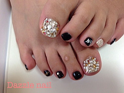 サーモンピンクを使った大人レオパード