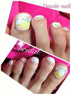 ブライダルフットネイル