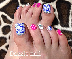 マリンゼブラフットネイル