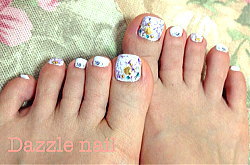 マーブルフットネイル